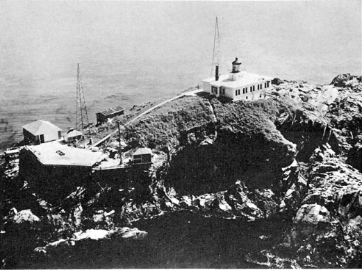 An old picture of Cape Spencer Lighthouse
